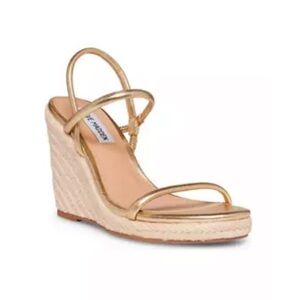 Steve Madden Udell Metallic Gold Wedge
